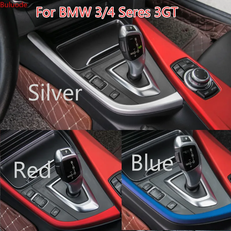 

For BMW 3 4 Series 3GT F30 F31 F32 F34 F36 316li 320li Car Accessories Control Gear Shift panel decorative strip cover trim