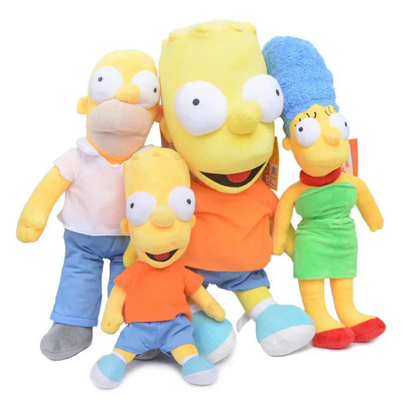 25 см с надписями Original и Симпсоны аниме персонажи плюшевые игрушки детские