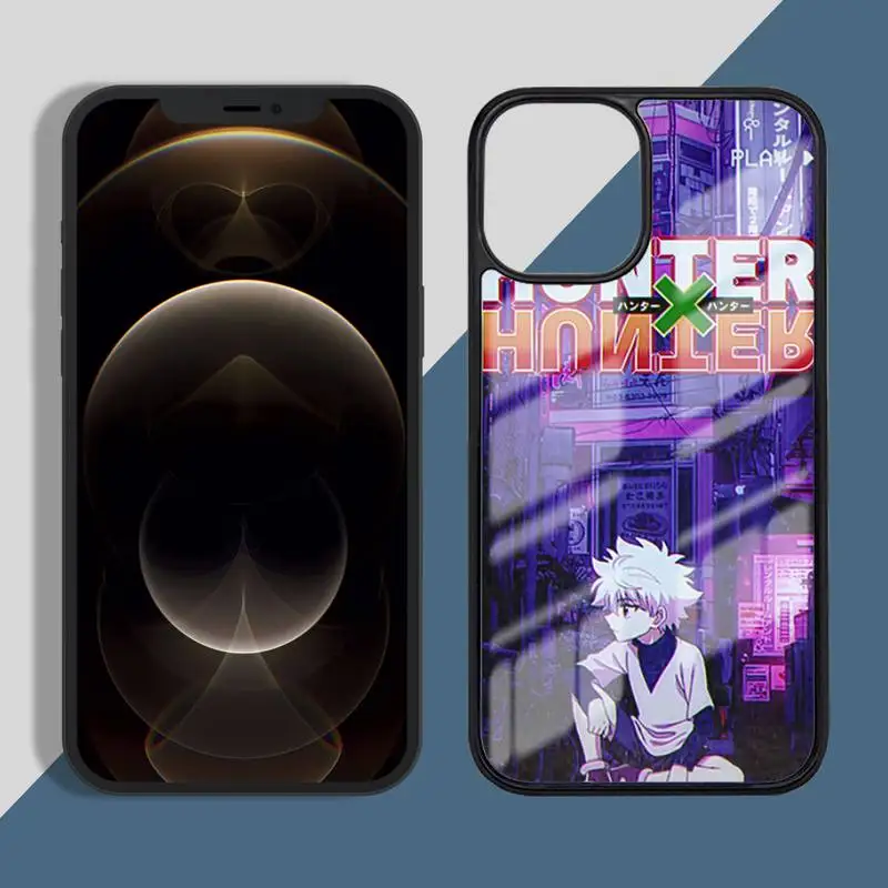 

Killua Zaoldyeck hunter x hunter Phone Case PC for iPhone 11 12 pro XS MAX 8 7 6 6S Plus X 5S SE 2020 XR
