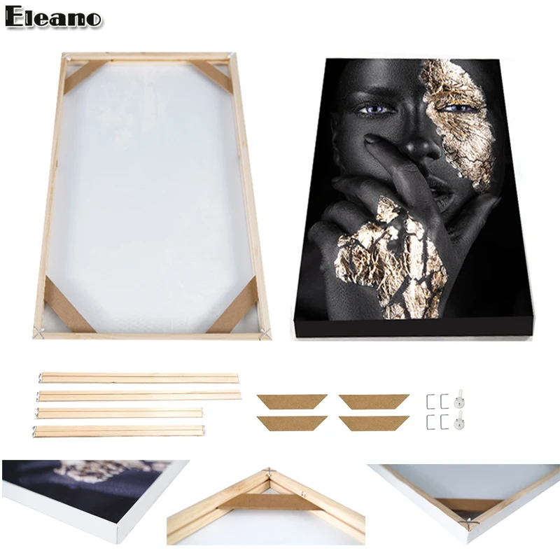 

Natural Wooden Photo Frame Custom Canvas Poster Frame 60x90 70x140 100x150CM Home Decor Picture Frame DIY Wall Art Wood Frame