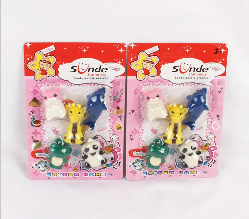 1 упаковка мультяшный жираф дельфин лягушка панда гофры Резиновые Милые резинки