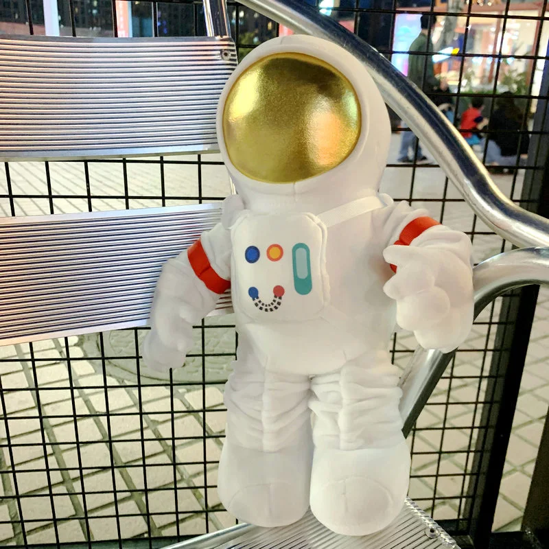 Скидка Игрушка плюшевая астронавт и космический корабль, мягкая кукла научного фантастического типа, детские игрушки, креативные игрушки, подарок...