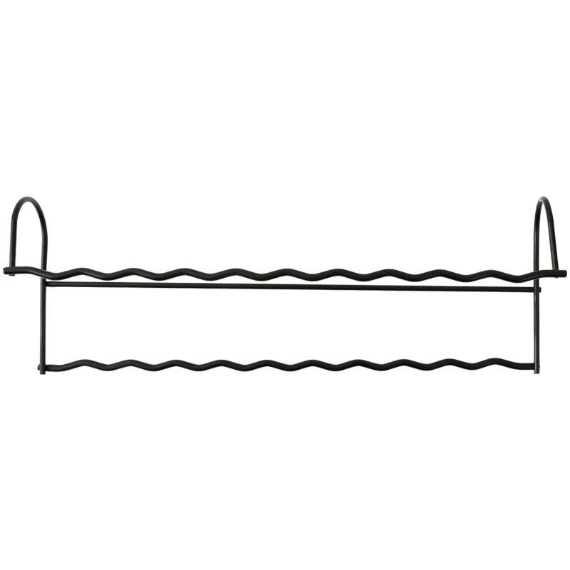 Двухслойная Вешалка из кованого железа экономящая пространство кронштейн для