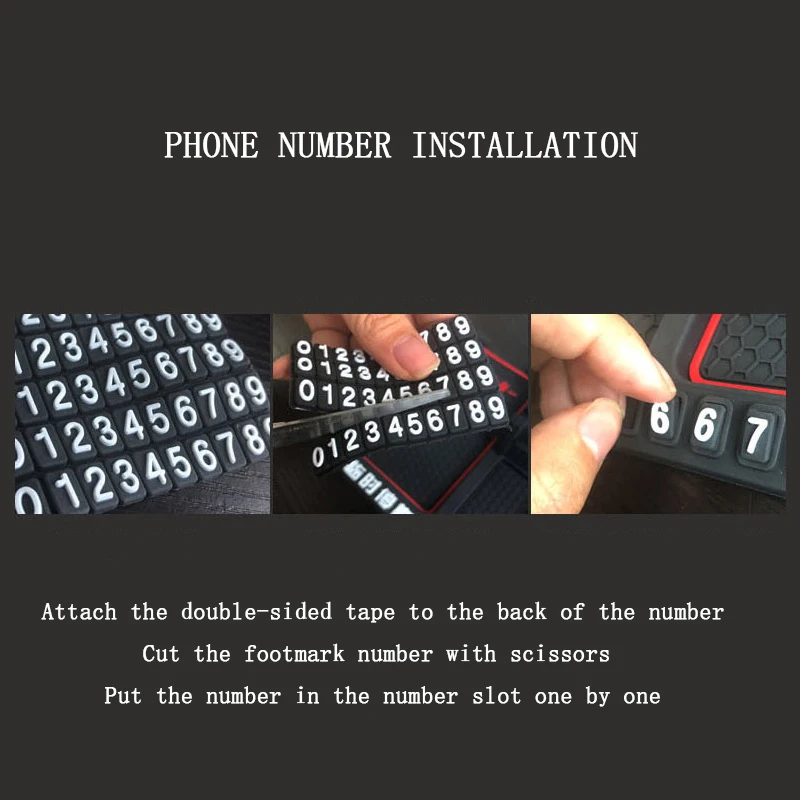 Автомобильный нескользящий коврик для приборной панели автомобильный держатель