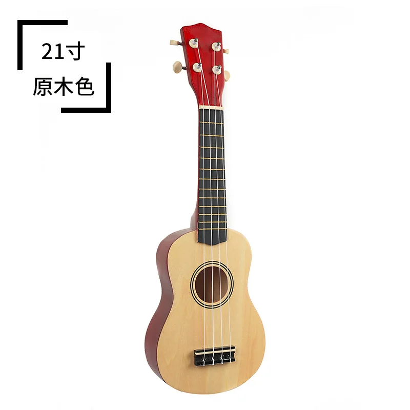 Миниатюрная гитара укулеле с четырьмя струнные Elm детская игрушка 21-дюймового