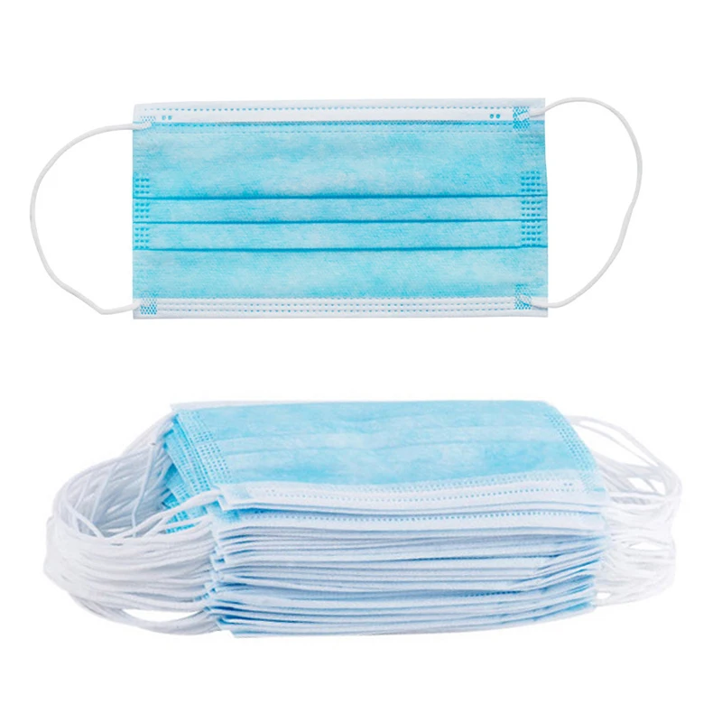 Одноразовый Респиратор 50 шт. противопылезащитная маска для рта 3 слойная