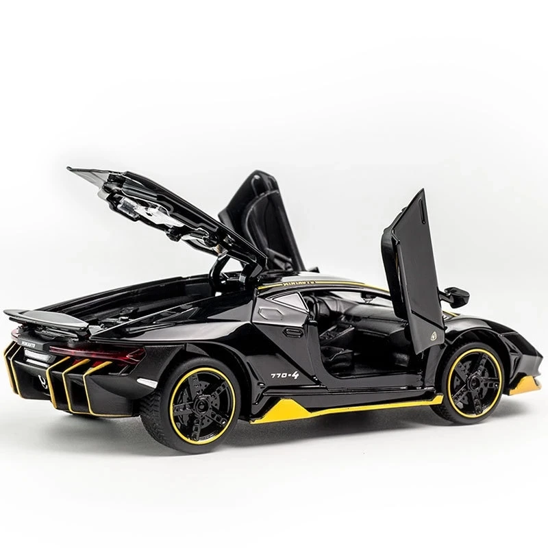 

Lamborghinis LP770 Alloy Car model Toy 1:32 Sports Car Simulation Ornaments for Kids Children Birthday Gift