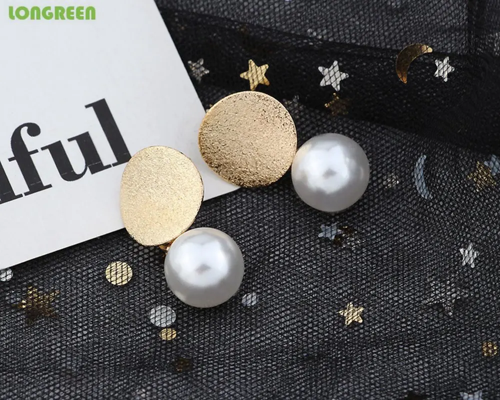 Metal Simple Stylish Geometric Round Unique Earrings For Women Girl Gifts Stainless Steel Earrings Set De Aretes Orecchini Donna