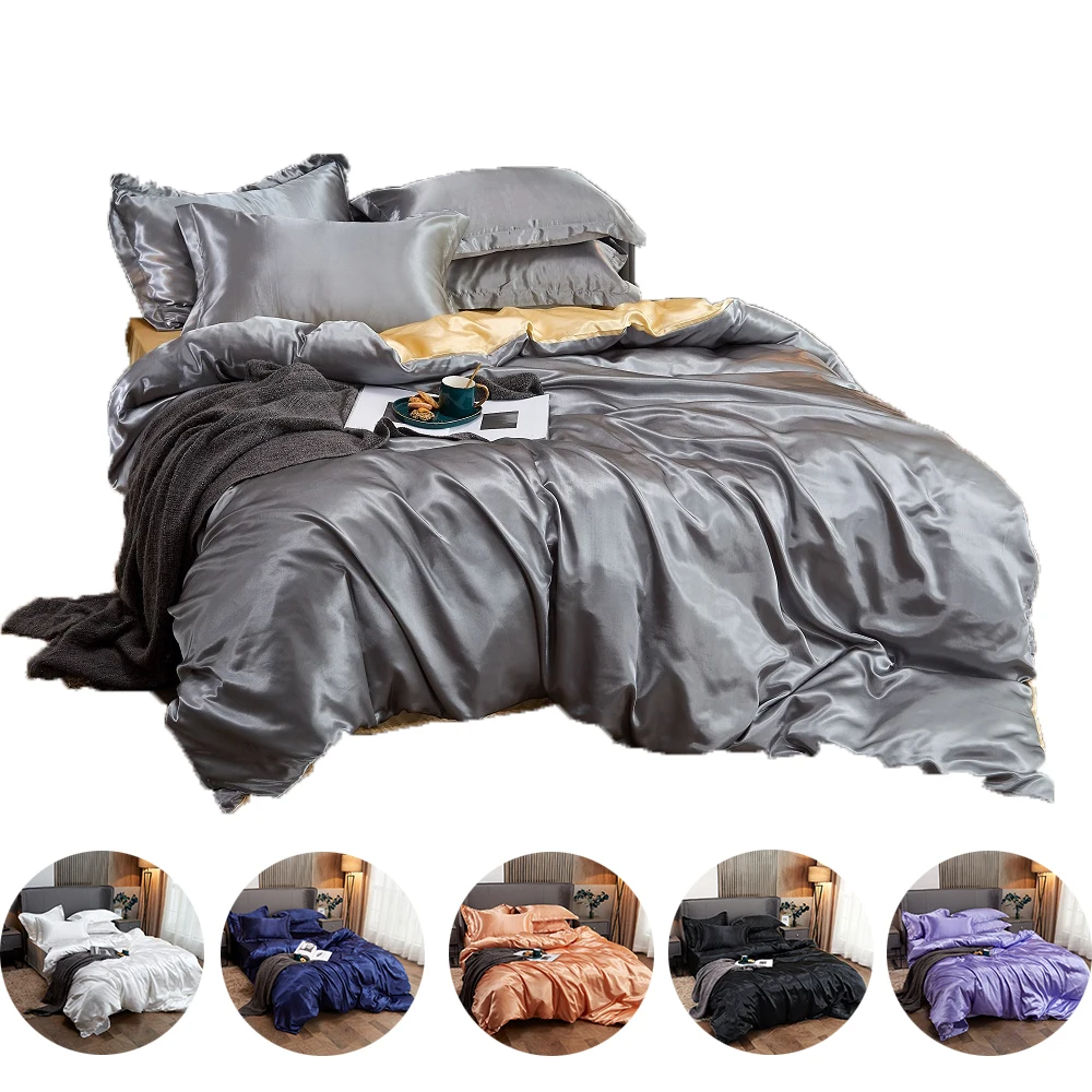 

Fashion Luxury Fabrics Bedclothes Quilt Covers Set Bedding Set 1/2/3Pcs Ultra Soft Duvet Cover+ pillowcase Bed set