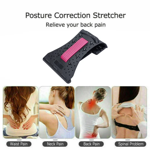 

Back ic Stretcher Lower Lumbar Massage Support Spine Posture Corrector