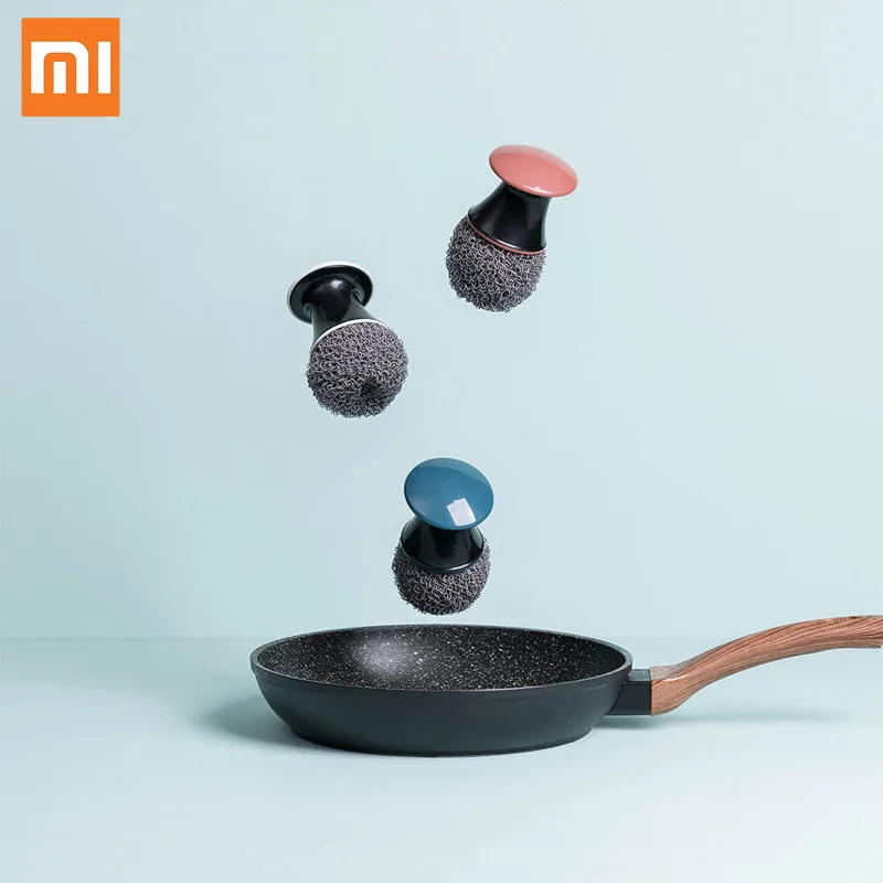Щетка Xiaomi Nano Pot бытовая с ручкой щетка для мытья посуды кухонный инструмент