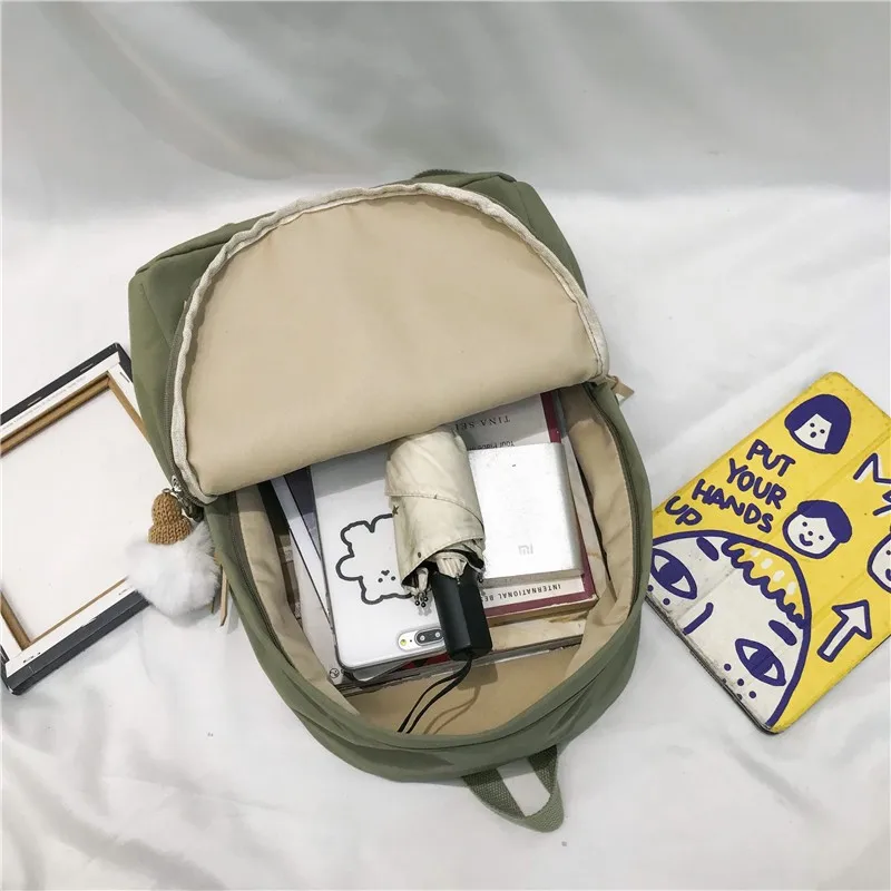Модный рюкзак Женская нейлоновая сумка на плечо 15 6-дюймовый школьный для