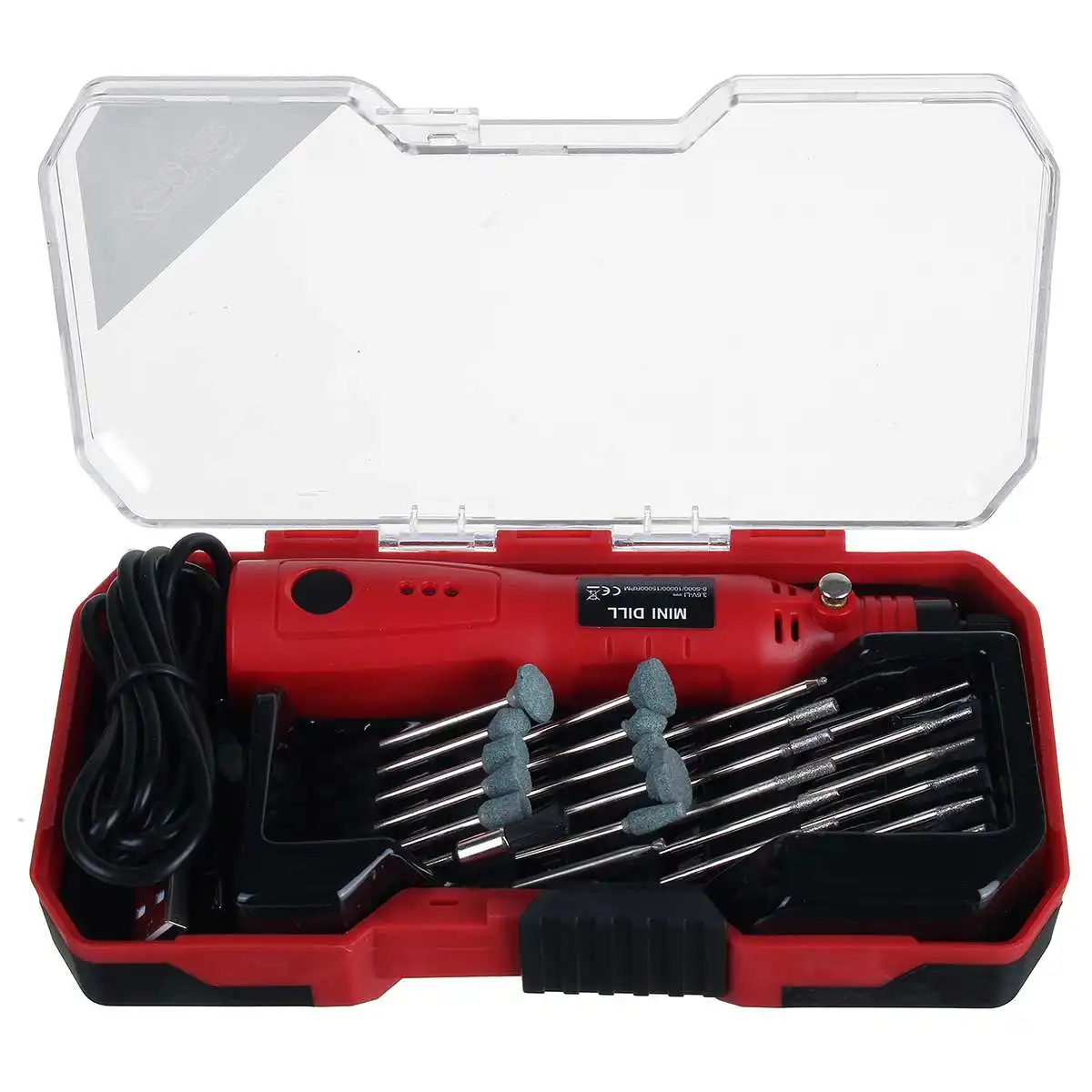 

24Pcs Electric Drill Variable Speed Engraver Pen Grinder Mini Drill Electric Rotary Tool With Grinding Machine Accessories Set