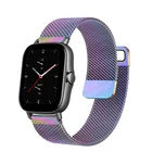 Ремешок 20 мм22 мм для Amazfit GTS 322eGTS2 MiniGTR33 Pro GTR 3 42 мм47 мм22e, магнитный металлический браслет для часов Amazfit ремешок bip