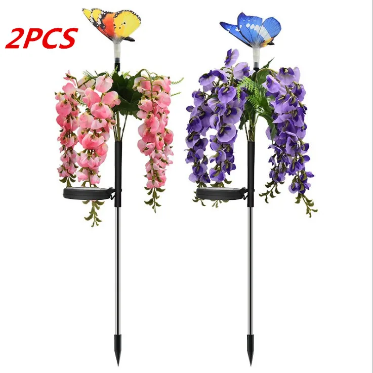 Новейший 2 шт./лот 17 светодиодный светильник на солнечной батарее уличный