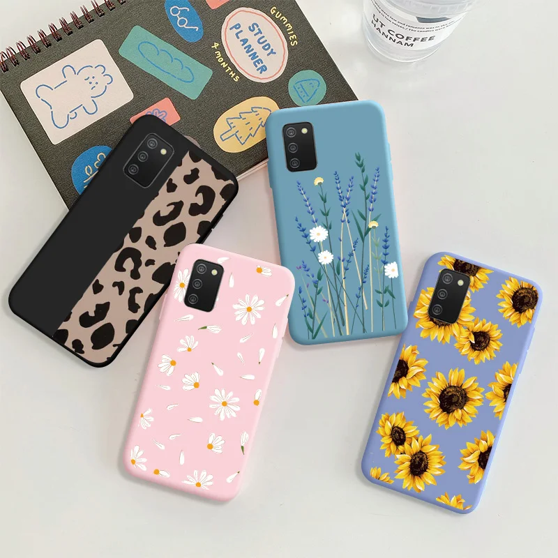 

Color For Samsung Galaxy A02s A03s A21S A20e A10e Case Cute Soft Silicone Back Cover For Samsung A02s Candy Soft Back Cover