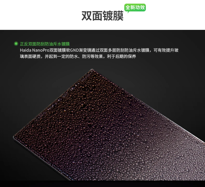 Оптическое стекло 150x170 мм Nanopro версия обратная градуированная нейтральная плотность 0,6 0,9 1,2, ND 4 8 16 прямоугольная вставка GND фильтр