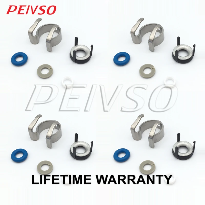 

For Audi A3 A4 A5 Q3 TT Quattro Allroad Set of 4 Fuel Injector Seal Kit