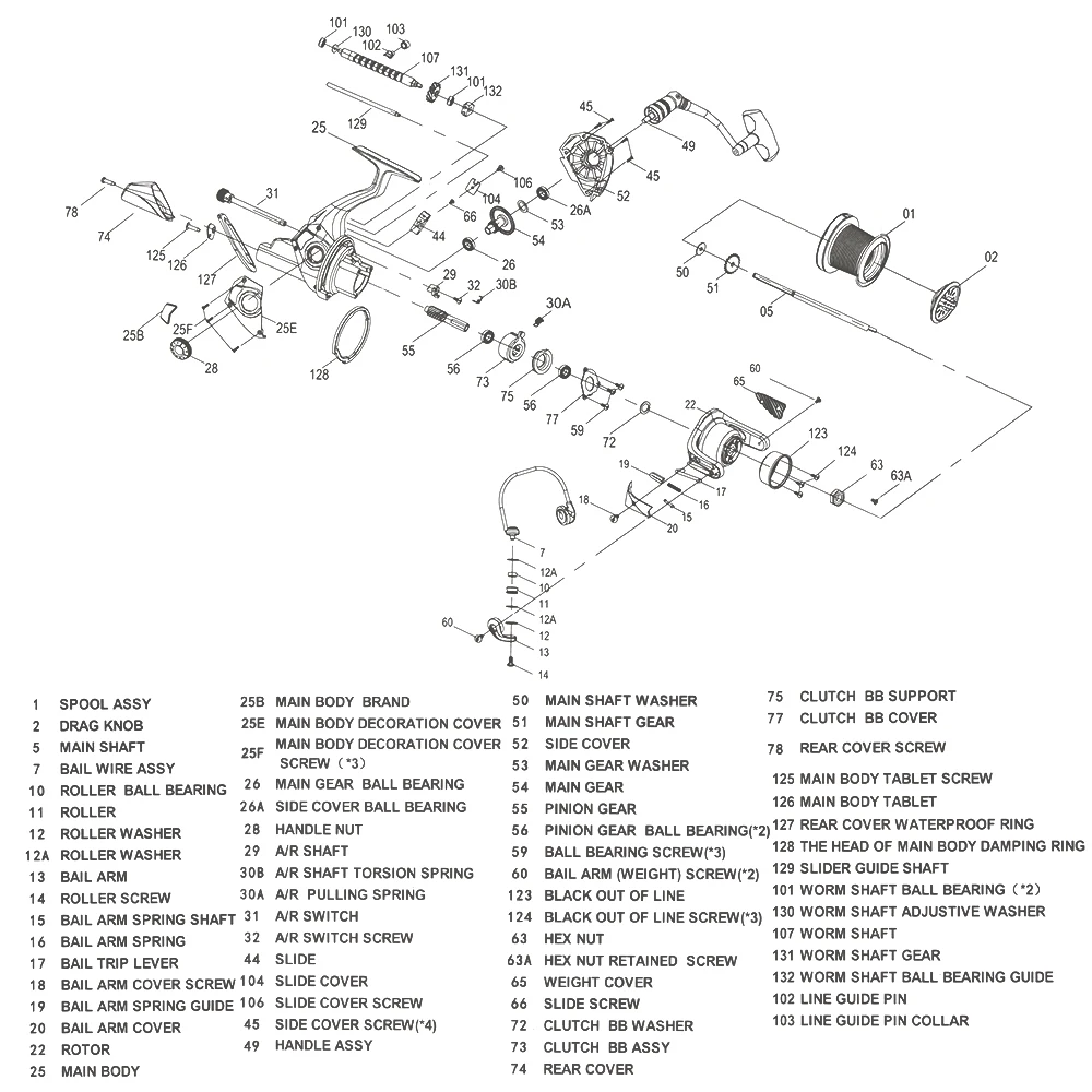 W.P.E HKD Рыболовная катушка 8000 спиннинговая 14 5 кг максимальная тяга 7 + 1