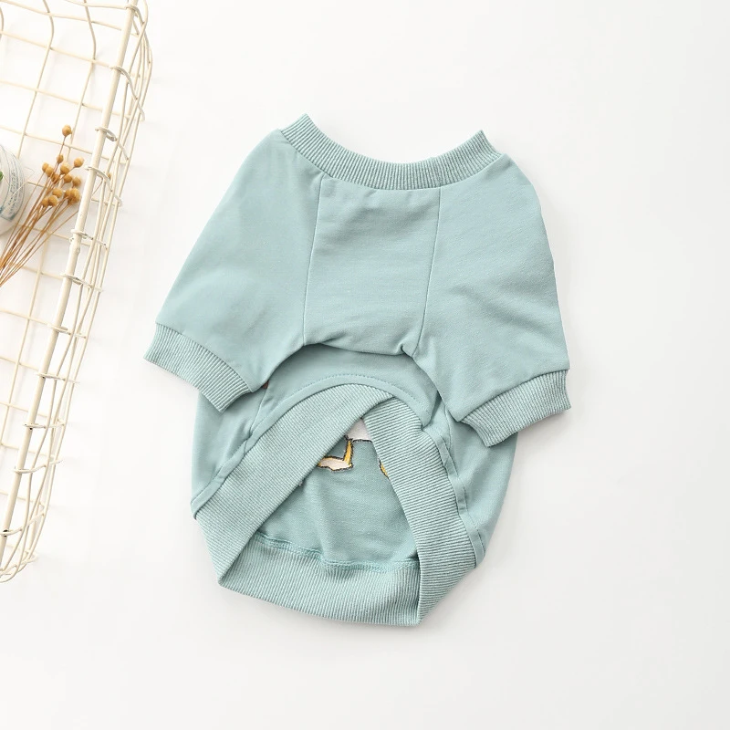 Мультяшная одежда для собак костюм хлопковая рубашка с французским бульдогом