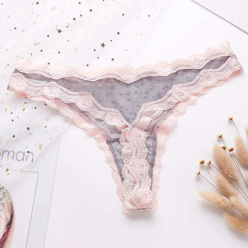 

Voplidia Underwear Women Plus Size Sexy Lingerie Brief Sexy Thongs G String Lace Panties T-back Seamless String Thong Panties