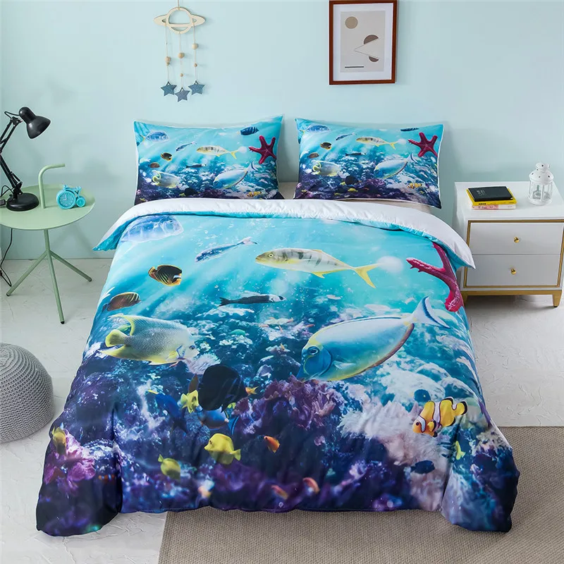 3D dinosaur pattern bedding set Single size boy duvet cover with pillowcases Bedclothes cartoon Bed Linen Children's Day gift | Дом и сад