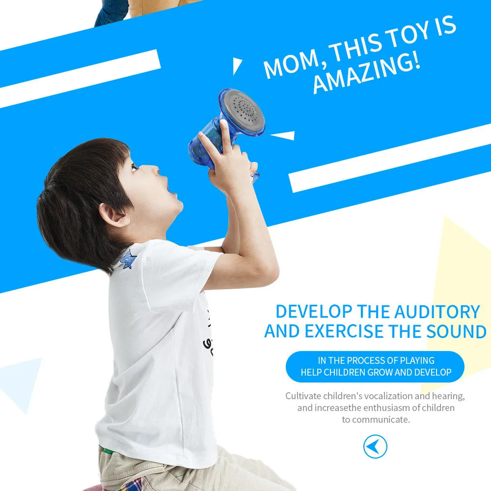 

Funny Multi Voice Changer Amplifier 3 Different Voices Fun Toy Speaker Kids Gift Educational Children Kids Toys Birthday Gifts