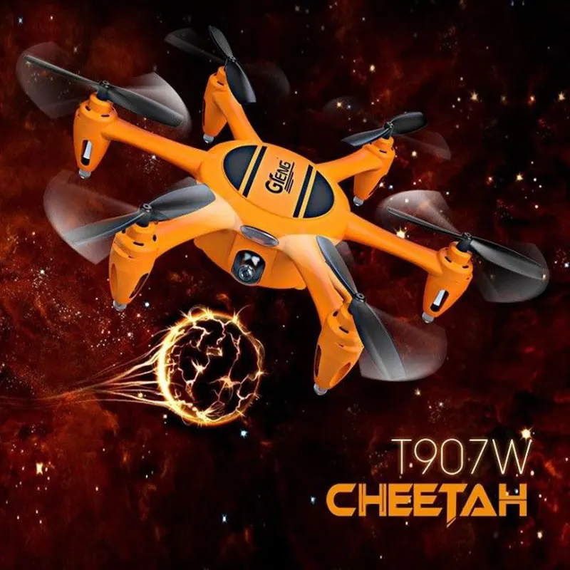 Радиоуправляемый квадрокоптер T907W WIFI FPV Автоматическое давление воздуха высокое
