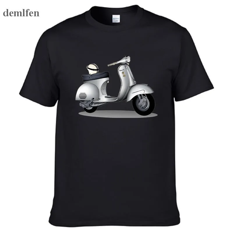 Мужская и женская футболка My Faith Voice Vespa Choice с круглым вырезом летние топы из 100%