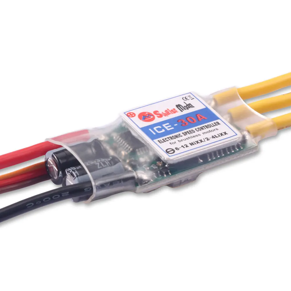 SunriseModel ICE 2-6S Вертолет Самолет бесщеточный ESC с выходом BEC 18A 30A 40A 45A 60A 90A 100A 120A 150A для