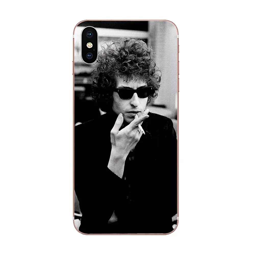 Мягкий модный чехол Bob Dylan черный и белый для Xiaomi Redmi Note 8 8A 8T 10 K30 Pro Motorola G G2 G3 G4 G5 G6 G7
