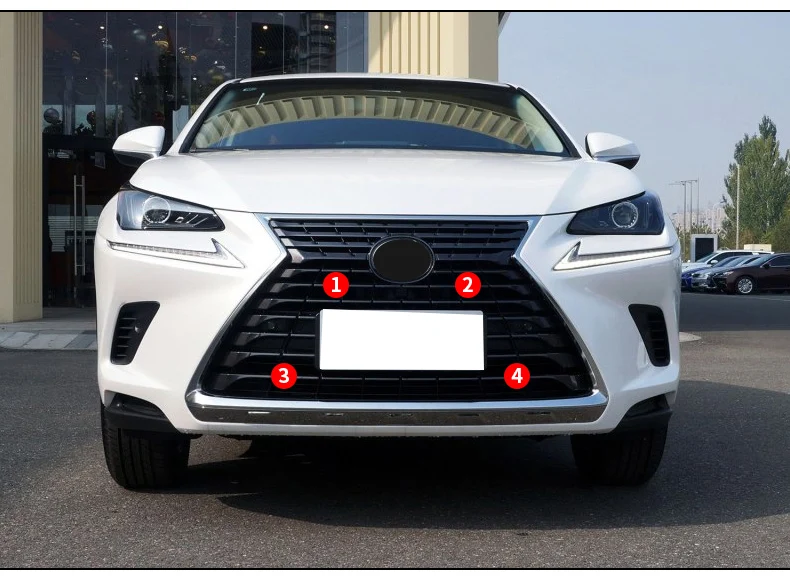 Lsrtw2017 для Lexus Nx NX300 NX200 NX300h автомобильный передний вход анти-насекомые сетчатые планки защитные аксессуары для формовки интерьера