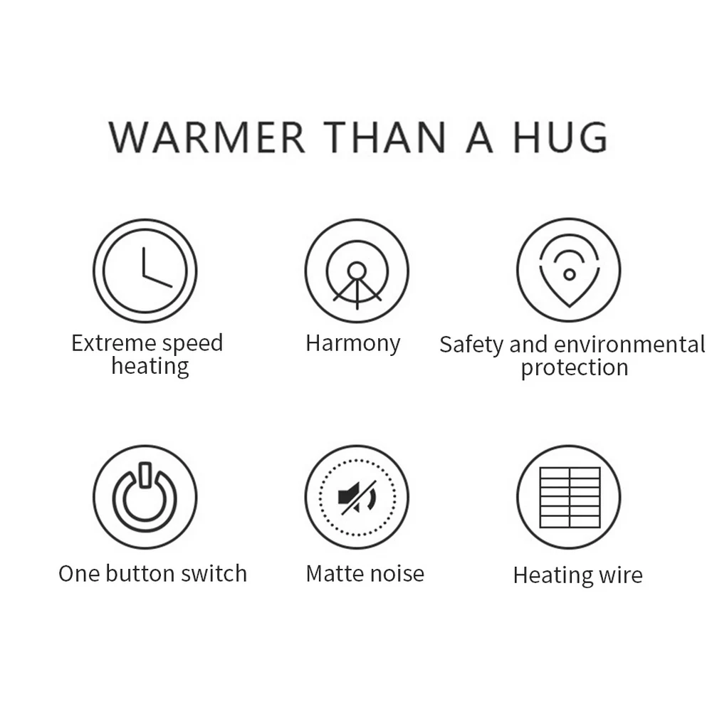 Электрический настенный нагреватель 400 Вт 220 В портативный подключаемый для