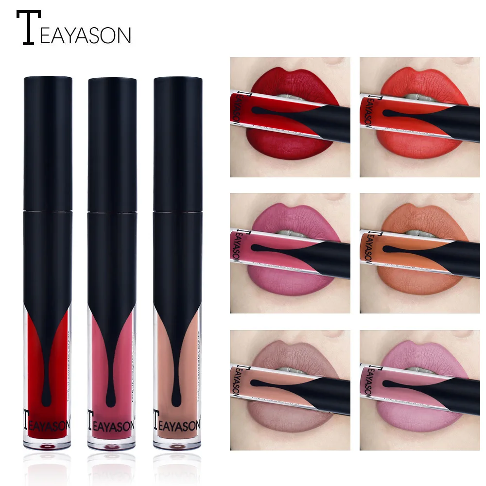 Водостойкая матовая губная помада трубка сексуальная вампирская бархатная