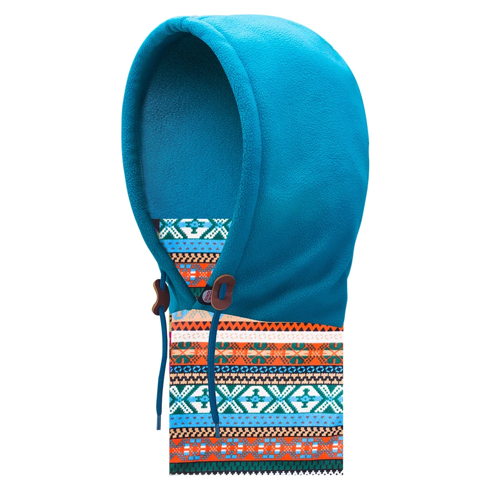 Blue Bohemia AONIJIE E802, мужская, женская, взрослая, двухслойная, зимняя, термальная, флисовая, Балаклава, покрытие для лица, лыжная шапка, маска, шарф для бега, велоспорта - Цвет: Blue Bohemia