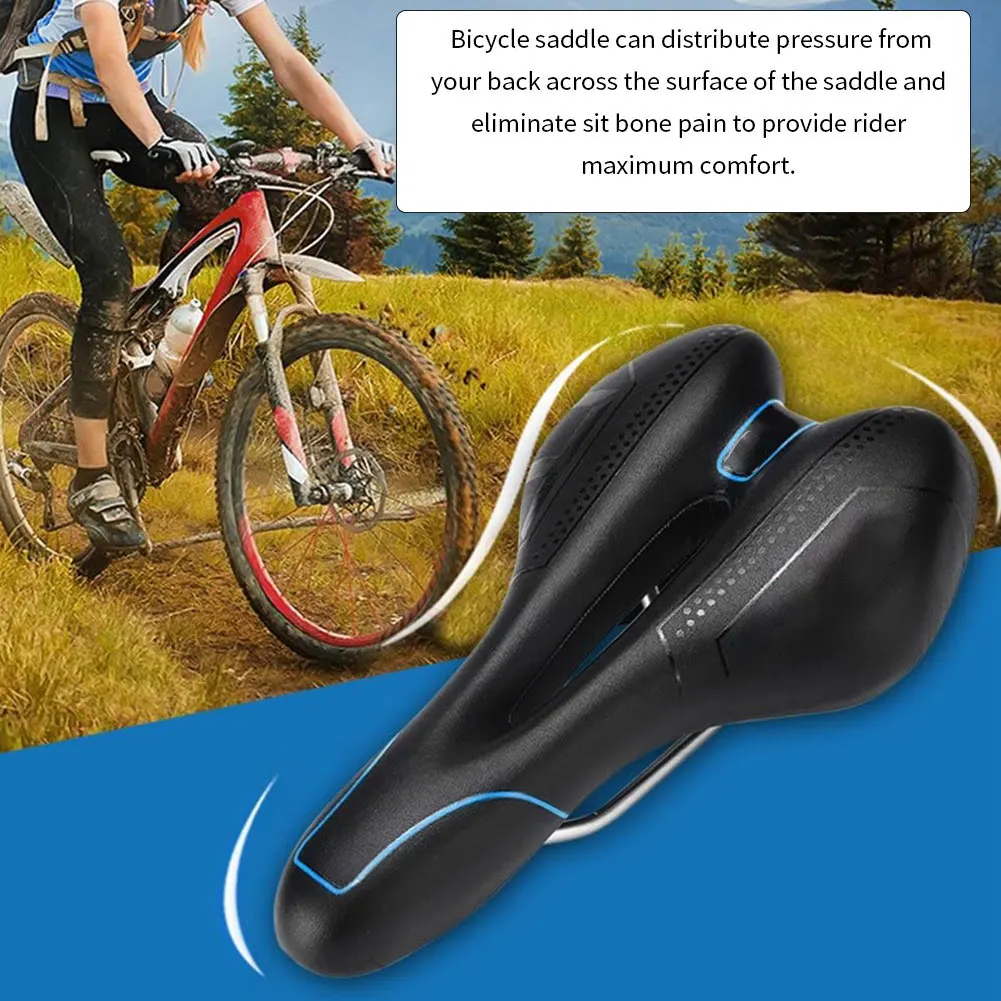 

Bicycle Saddle Comfortable Foam Padded Mountain Road Bike Cycling Seat Comfortable Cycling Seat Shockproof MTB Bicycle Saddle