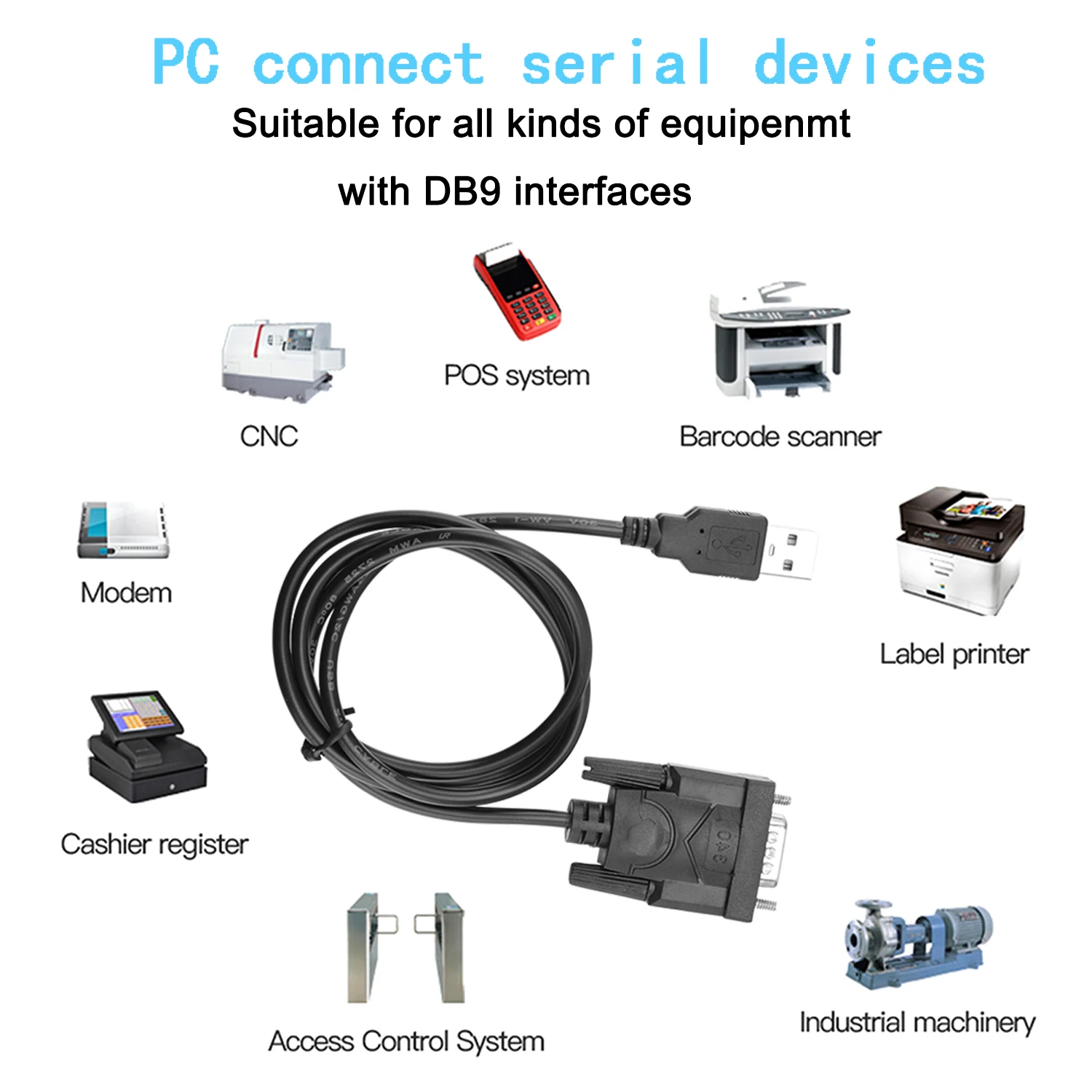 Новый USB RS232 в дБ 9 контактный кабель адаптер конвертер поддерживает Win 7 8 10 Pro