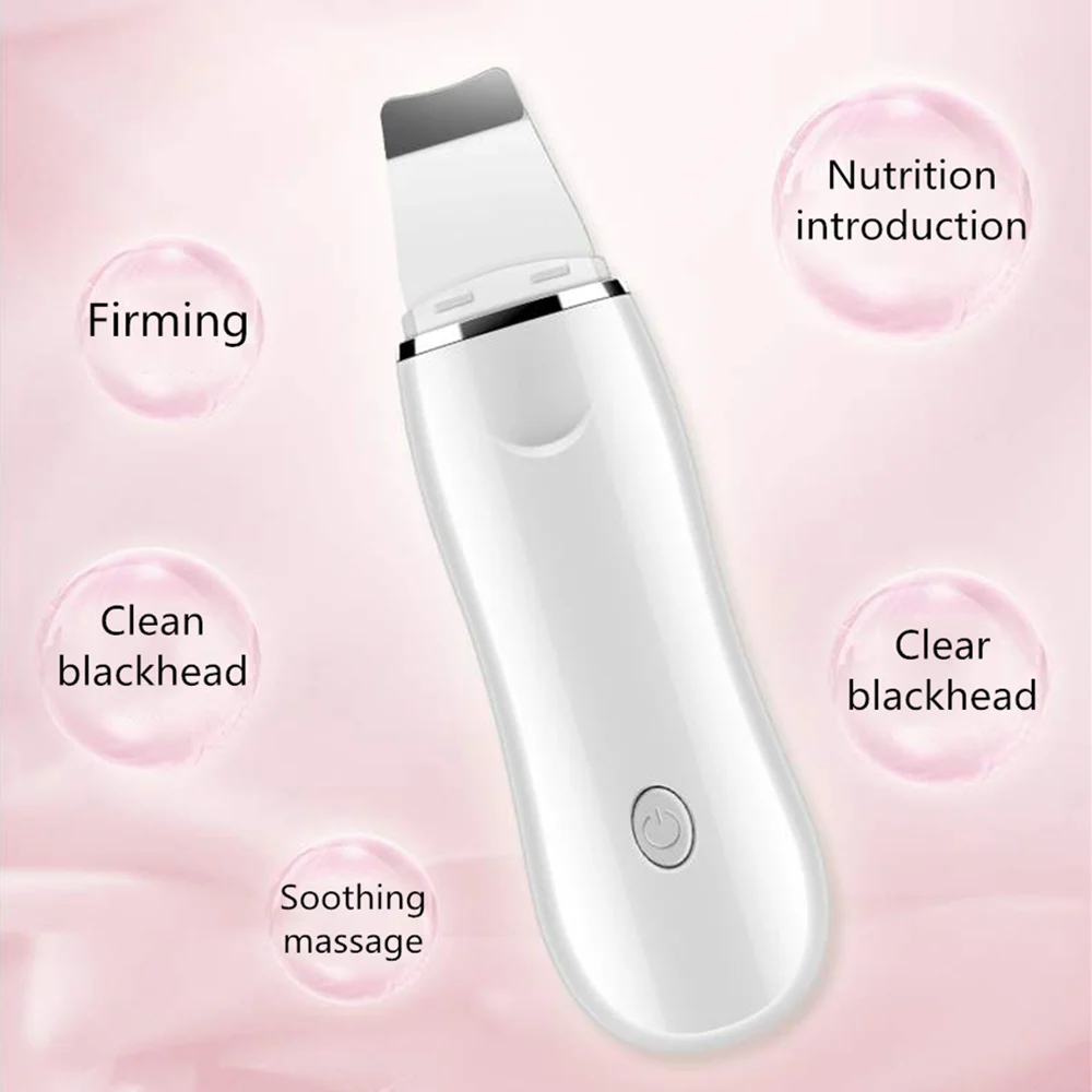 Скребок для кожи лица Электрический нежный удаления черных точек Ультразвуковой