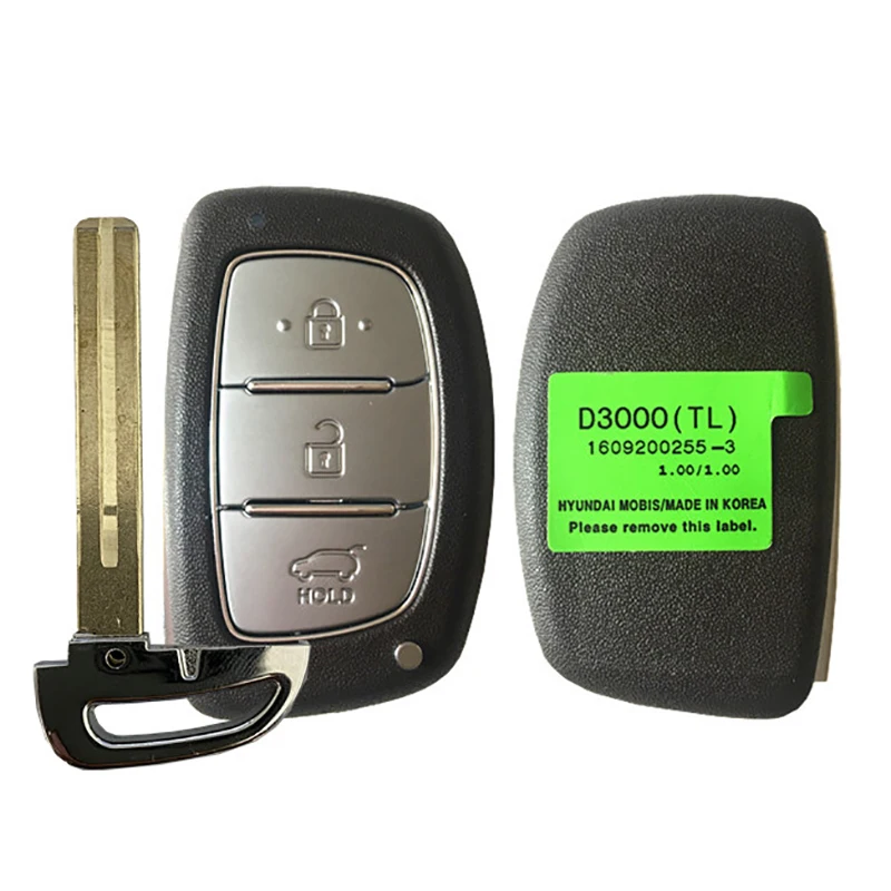 Оригинальный/послепродажный ключ CN020067 с 3 кнопками чип 433MZ 47 2016-2017 Hyundai Tucson Smart Key