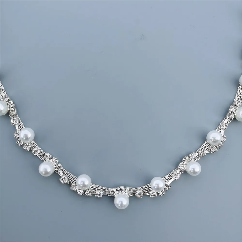 1 фута Хрустальная цепочка из горного хрусталя блестящее свадебное платье с