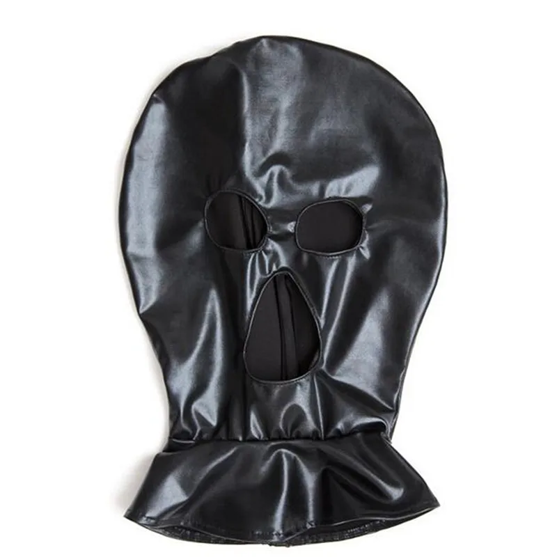 Кожа фетиш Фетиш маска БДСМ игрушки для ролевых игр эротические секс-игрушки пар