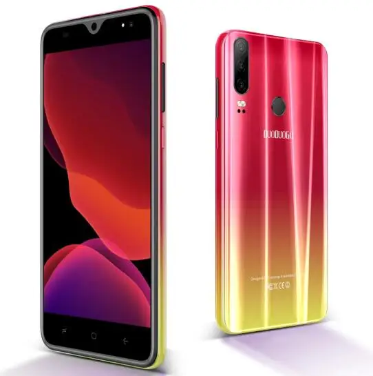 Оранжевый DUODUOGO P30 мобильный телефон Android 9,0 3 ГБ ОЗУ 32 Гб ПЗУ 13MP+ 5MP 5," HD ips 4800mAh отпечаток пальца 4G celular смартфон мобильный телефон - Цвет: Оранжевый