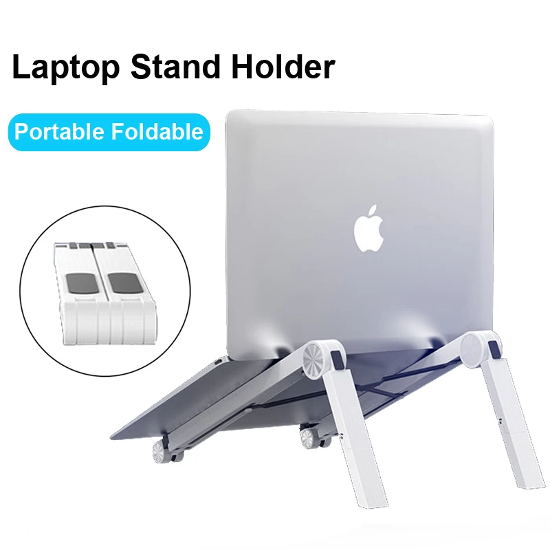 

COOLCOLD Laptop Stand Holder for MacBook Pro Air Notebook Foldable Tablet Riser Cooling Notebook Stand Bracket Laptop Holder