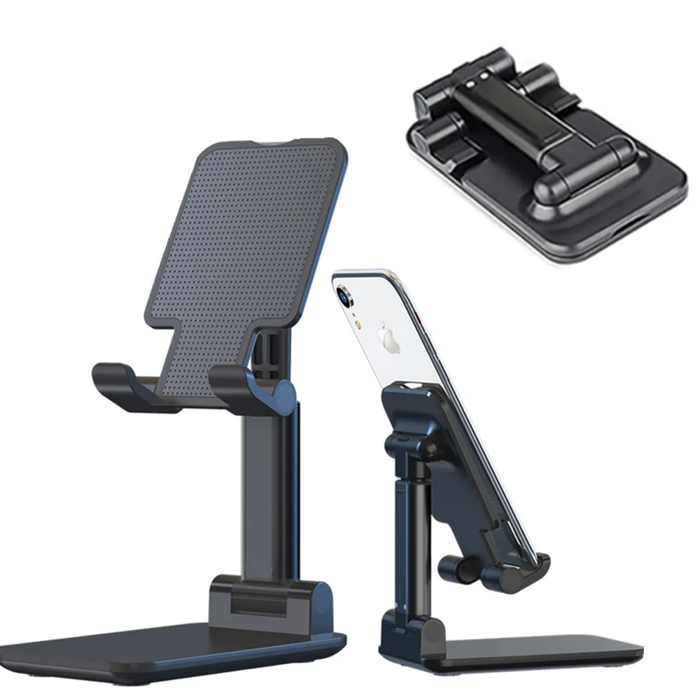 desk mobile phone holder for huawei iphone xiaomi samsung adjustable foldable support telephone tablet stand 4 to 11 inch free global shipping