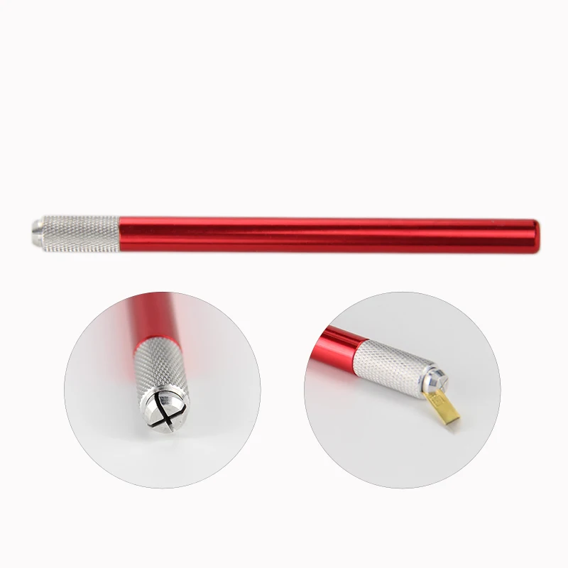 

new 10pcs Manual Tattoo Pen Machine Professional Permanent Makeup Eyebrow Hand tool 3D Microblading Eyebrow Tool Tattoo Supply