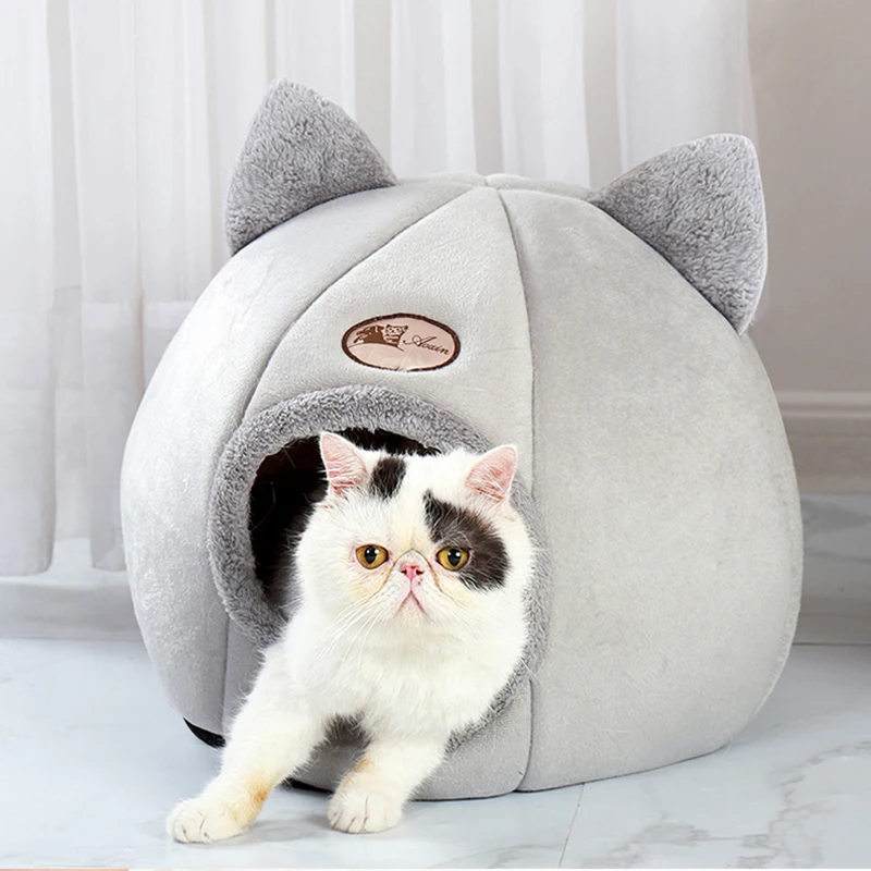

Deep sleep comfort winter cat bed mat basket for cats house products pets tent cozy cave beds Indoor cama gato