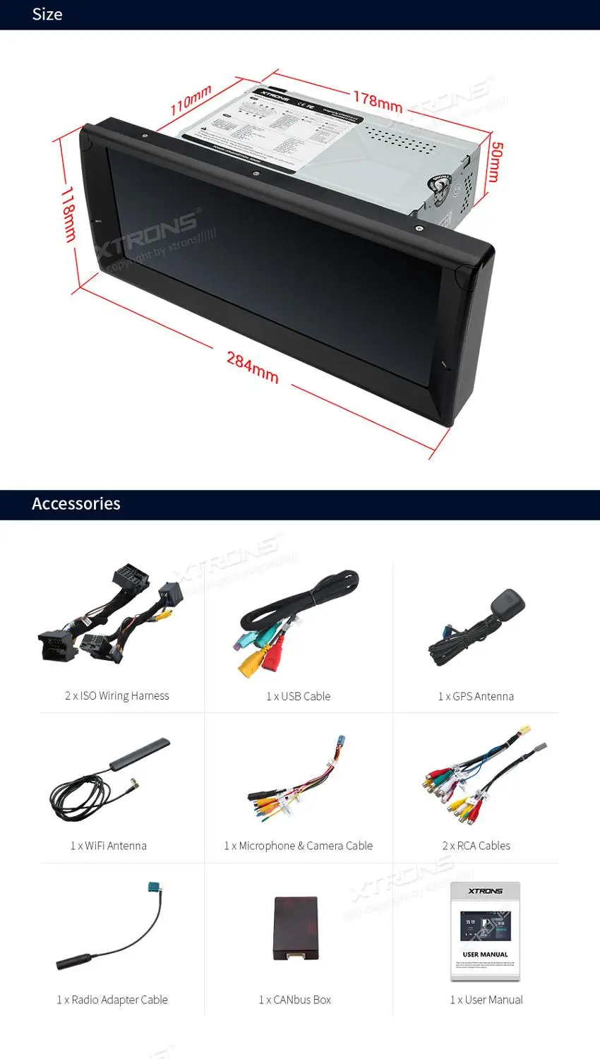 Автомобильный радиоплеер XTRONS Qualcomm Bluetooth 5 0 AptX 10 25 ''Android PX6 GPS для BMW E39 M5 1999 2003 7