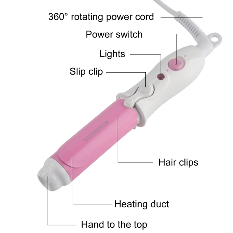 

Mini Electric Hair Curler wave Hair Styling Tools Tongs Professional Portable Curling Iron Hair Care Rizador De Pelo