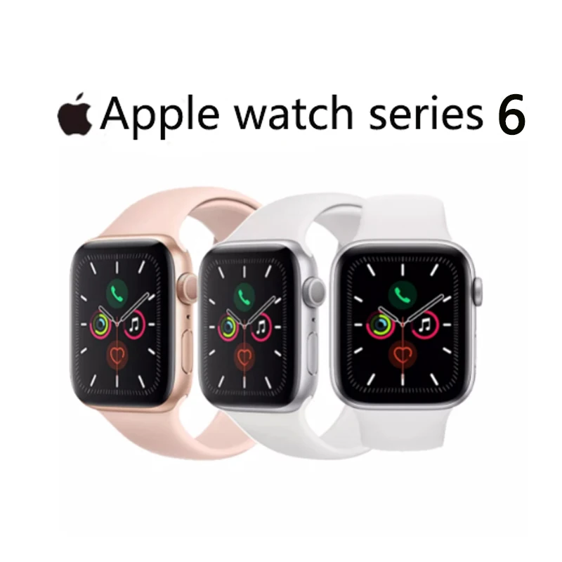 

Original Used Apple Watch Series 6 GPS Cellular 40MM/44MM Aluminum Case with 5 Colors Sport Band Smart watch