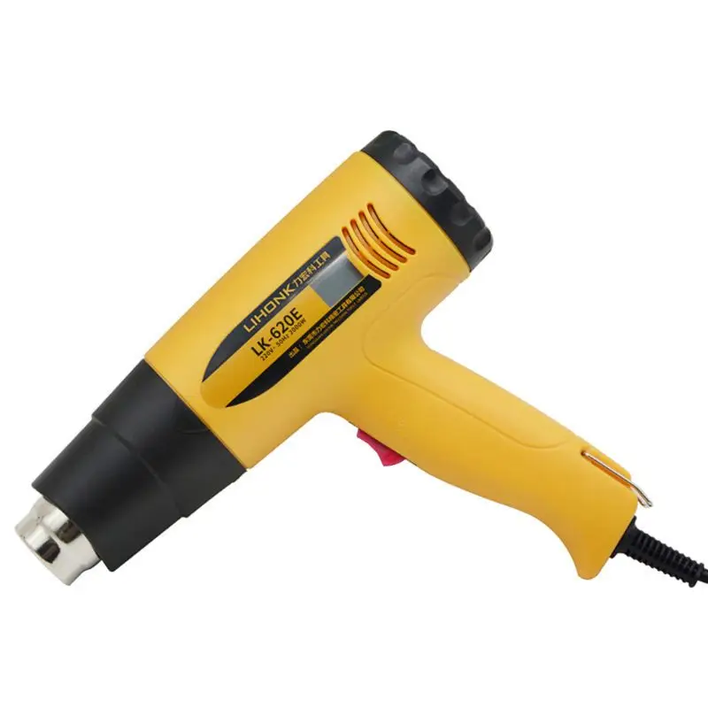 

Heat 220V 2000W Temperature Control 2 Air Volume Modes CHN Plug Electric Hot Air Blower Power Tool
